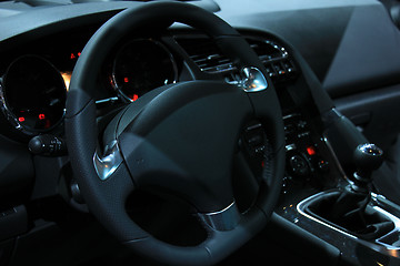 Image showing Modern car interior