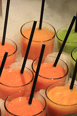 Image showing Smoothies on ice