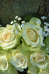 Image showing White wedding flowers