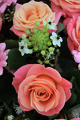 Image showing Pink Bridal Flowers