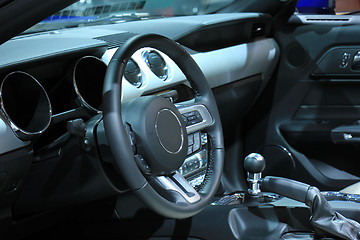 Image showing Modern car interior