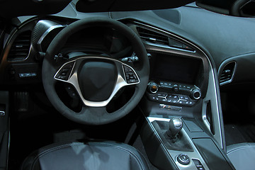 Image showing Modern car interior