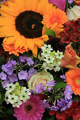 Image showing Colorful summer bouquet