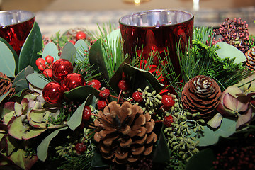 Image showing Christmas centerpiece