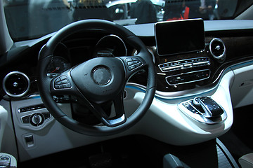 Image showing Modern car interior