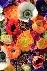 Image showing Spring bouquet in bright colors