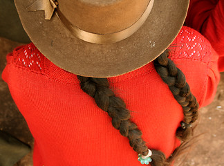 Image showing Woman with hat