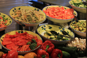 Image showing Salad bar