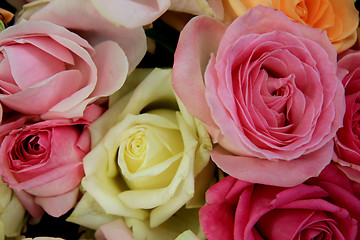 Image showing Pastel wedding bouquet