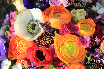 Image showing Spring bouquet in bright colors