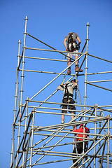 Image showing Scaffolding workers