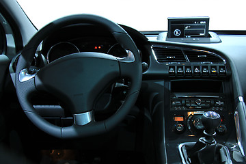 Image showing Modern car interior