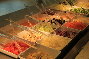 Image showing salad buffet