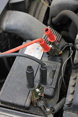 Image showing car battery charging