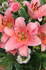 Image showing Tiger Lily wedding arrangement