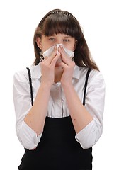 Image showing Girl with Handkerchief