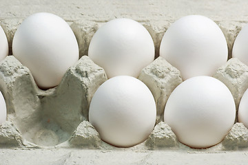 Image showing White Eggs