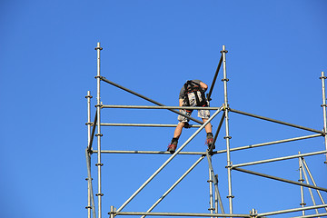 Image showing Scaffolding workers