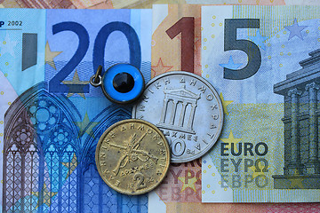 Image showing Greek euro crisis 2015