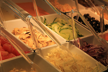 Image showing salad buffet