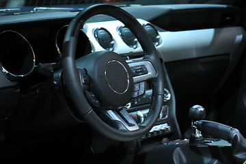 Image showing Modern car interior