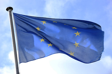 Image showing flag of Europe