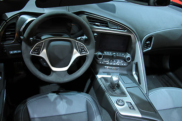 Image showing Modern car interior