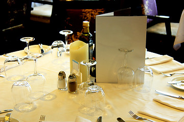 Image showing Table setting