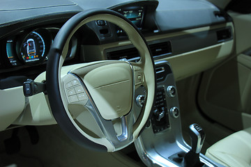 Image showing Modern car interior