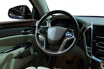 Image showing Modern car interior