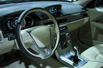 Image showing Modern car interior