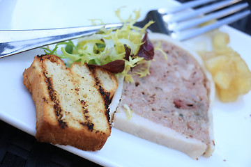 Image showing Pate appetizer