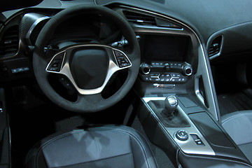 Image showing Modern car interior