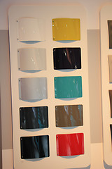 Image showing Car Paint samples