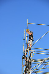 Image showing Scaffolding workers