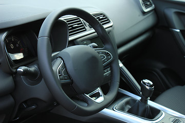 Image showing Modern car interior