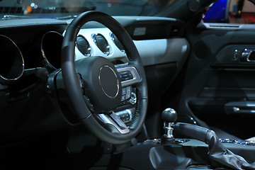 Image showing Modern car interior