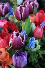 Image showing Spring bouquet in bright colors