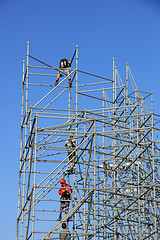 Image showing Scaffolding workers