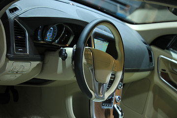 Image showing Modern car interior