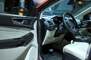 Image showing Modern car interior