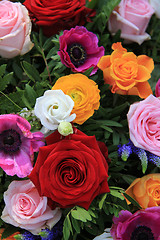 Image showing Bright colored bridal flowers