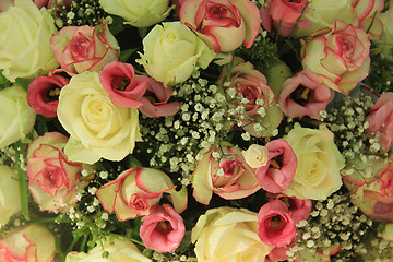 Image showing pink and white bridal bouquet