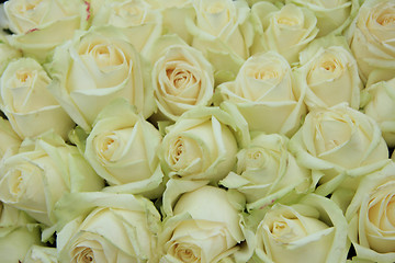 Image showing Classic white weddiing arrangement