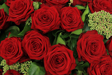 Image showing Red bridal roses