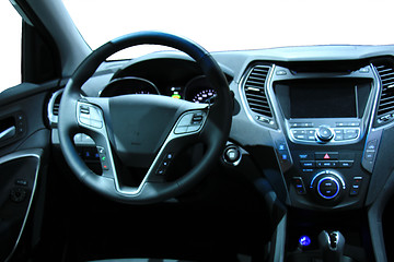 Image showing Modern car interior