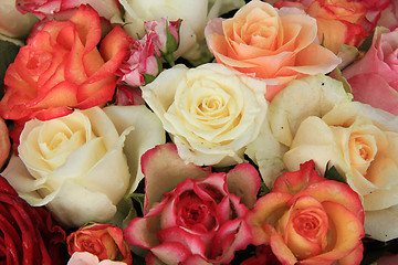 Image showing Multicolored bridal bouquet