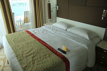 Image showing Cruise ship cabin interior