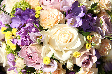 Image showing Pastel wedding bouquet