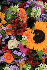 Image showing Colorful summer bouquet